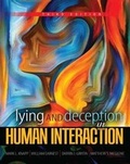Cover: Lying and Deception in Human Interaction - Kendall/Hunt Publishing Co ,U.S.