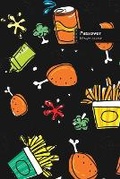 Cover: Passover Lifestyle Journal, Blank Write-in Notebook, Dotted Lines, Wide Ruled, Size (A5) 6 x 9 In (Black) - Blurb