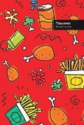 Cover: Passover Lifestyle Journal, Blank Write-in Notebook, Dotted Lines, Wide Ruled, Size (A5) 6 x 9 In (Red) - Blurb