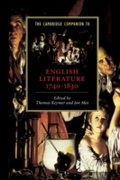 Cover: The Cambridge Companion to English Literature, 1740-1830 - Cambridge University Press