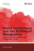 Cover: Social Institutions and the Politics of Recognition - Rowman & Littlefield Publishers