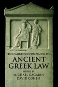 Cover: The Cambridge Companion to Ancient Greek Law - Cambridge University Press