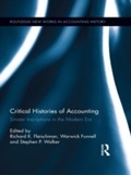 Cover: Critical Histories of Accounting - Routledge