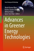 Cover: Advances in Greener Energy Technologies - Springer