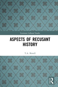 Enlarge image Cover: Aspects of Recusant History - Routledge