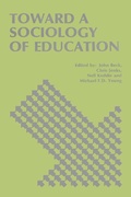 Cover: Toward a Sociology of Education - Routledge