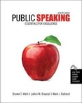 Cover: Public Speaking: Essentials for Excellence - Kendall/Hunt Publishing Co ,U.S.