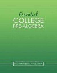 Enlarge image Cover: Essential College Pre-Algebra - Kendall/Hunt Publishing Co ,U.S.