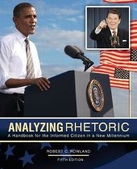 Abbildung von: Analyzing Rhetoric: A Handbook for the Informed Citizen in a New Millennium - Kendall/Hunt Publishing Co ,U.S.