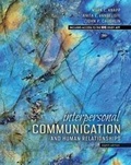 Cover: Interpersonal Communication and Human Relationships - Kendall/Hunt Publishing Co ,U.S.