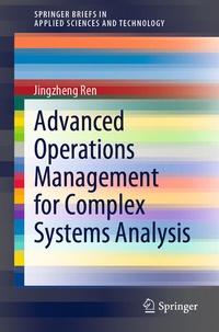 Enlarge image Cover: Advanced Operations Management for Complex Systems Analysis - Springer