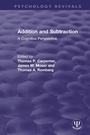 Cover: Addition and Subtraction - Routledge