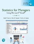 Cover: Statistics for Managers Using Microsoft Excel, Global Edition + MyLab Statistics with Pearson eText (Package) - Pearson Education Limited