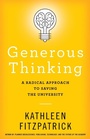 Cover: Generous Thinking - Johns Hopkins University Press