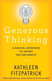 Enlarge image Cover: Generous Thinking - Johns Hopkins University Press