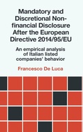 Cover: Mandatory and Discretional Non-financial Disclosure After the European Directive 2014/95/EU - Emerald Publishing Limited