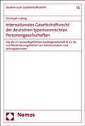 Cover: Internationales Gesellschaftsrecht der deutschen typenvermischten Personengesellschaften - Nomos