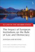 Cover: The Impact of European Institutions on the Rule of Law and Democracy - Hart Publishing
