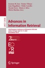 Cover: Advances in Information Retrieval - Springer