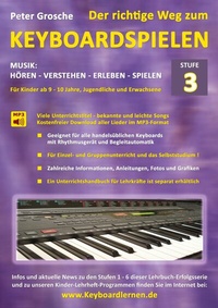 Abbildung von: Der richtige Weg zum Keyboardspielen (Stufe 3) - BoD - Books on Demand
