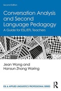 Cover: Conversation Analysis and Second Language Pedagogy - Routledge