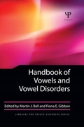 Cover: Handbook of Vowels and Vowel Disorders - Psychology Press Ltd