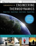 Cover: Fundamentals of Engineering Thermodynamics, 9th Edition Epub Reg Card Loose-Leaf Print Companion Set - Wiley
