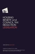 Cover: Housing Benefit and Council Tax Reduction Legislation - Child Poverty Action Group