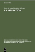 Cover: La Mediation - De Gruyter