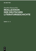 Cover: A - K - De Gruyter