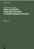 Cover: A - K - De Gruyter