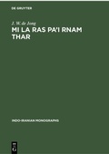 Cover: Mi la ras pa'i rnam thar - De Gruyter Mouton