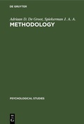 Cover: Methodology - De Gruyter Mouton