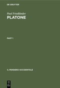 Cover: Platone - De Gruyter