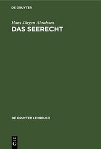 Enlarge image Cover: Das Seerecht - De Gruyter