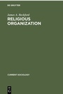 Cover: Religious Organization - De Gruyter Mouton