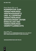 Abbildung von: Vorbemerkungen §§ 43-48. Recht der Versicherungsvermittlung (Schluß) - De Gruyter