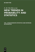 Cover: Multivariate Statistics and Matrices in Statistics - De Gruyter