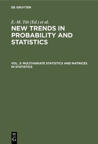 Enlarge image Cover: Multivariate Statistics and Matrices in Statistics - De Gruyter