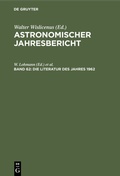 Cover: Die Literatur des Jahres 1962 - De Gruyter