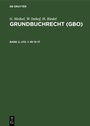 Cover: G. Meikel; W. Imhof; H. Riedel: Grundbuchrecht (GBO) / §§ 13-17 - De Gruyter