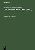 Cover: &sect;&sect; 13-17 - De Gruyter