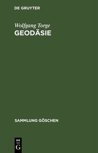 Enlarge image Cover: Geodäsie - De Gruyter