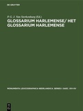 Bild: Glossarium Harlemense/ Het Glossarium Harlemense - De Gruyter