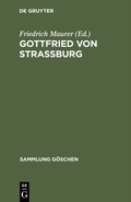 Cover: Gottfried von Strassburg - De Gruyter
