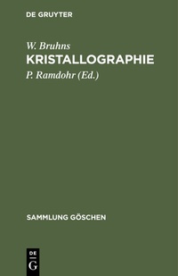 Abbildung von: Kristallographie - De Gruyter