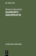 Cover: Sanskrit-Grammatik - De Gruyter