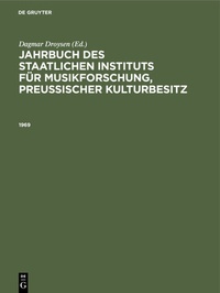 Abbildung von: 1969 - De Gruyter