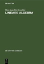 Cover: Lineare Algebra - De Gruyter