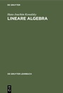 Cover: Lineare Algebra - De Gruyter